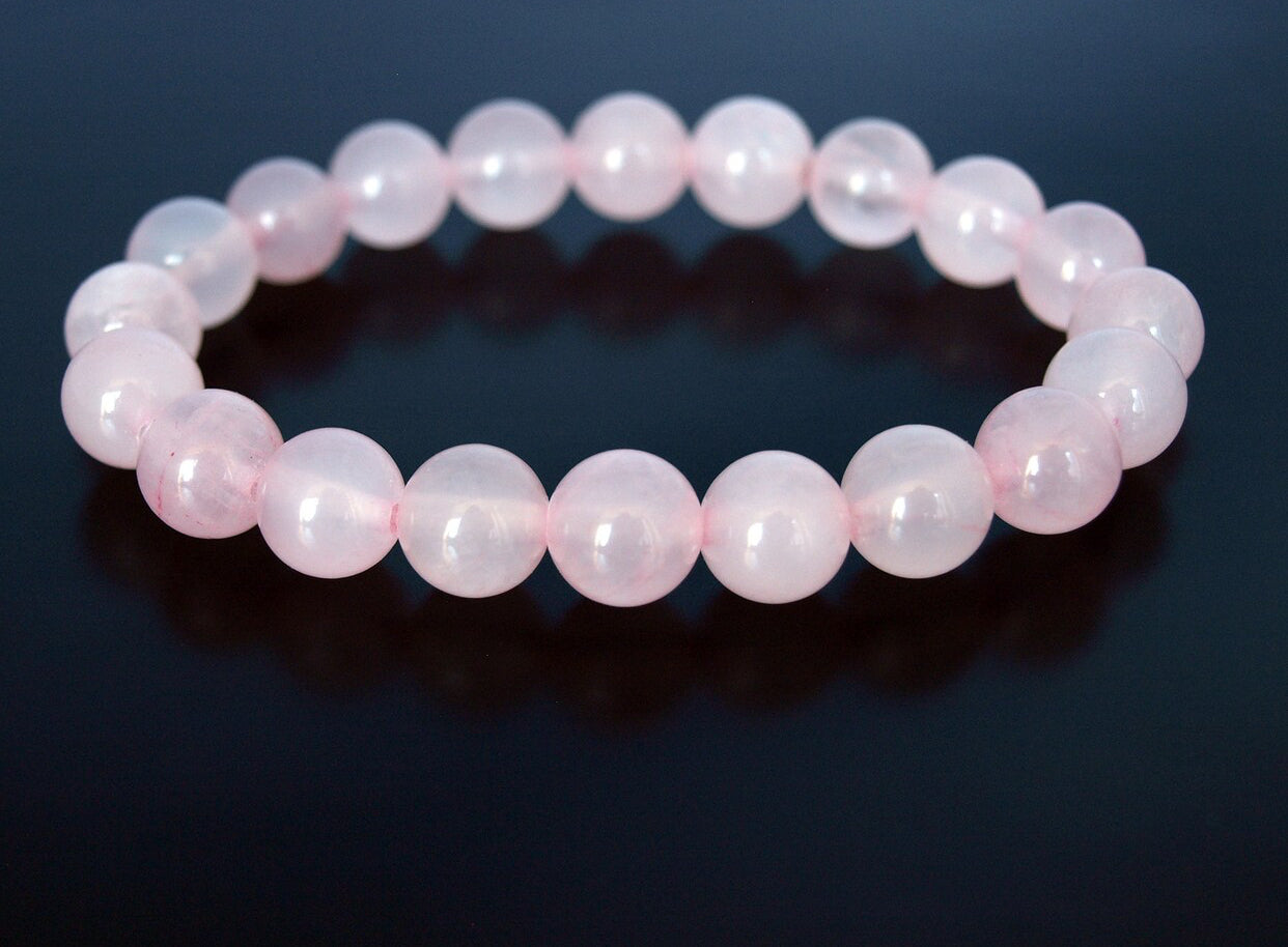 Rose Quartz 10mm Stretch Bracelet