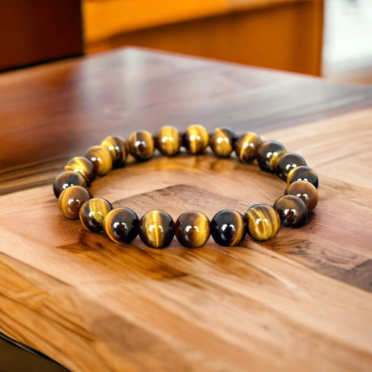 8mm Tigers Eye Stretch Bracelet