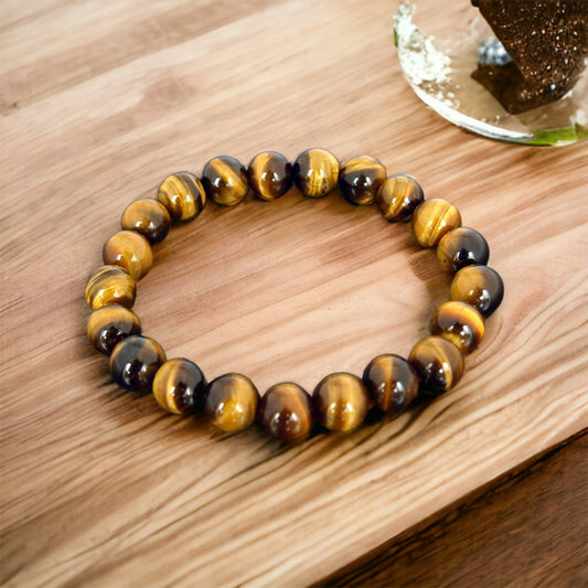 8mm Tigers Eye Stretch Bracelet