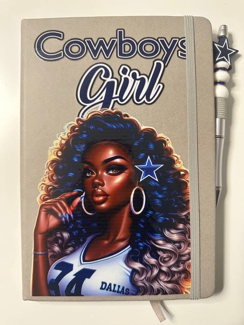 Cowboys Girl Journal & Pen