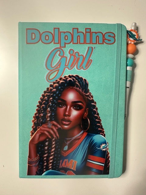 Dolphins Girl Journal & Pen