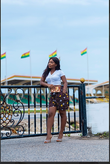 Ladies Cowry Shell Shorts